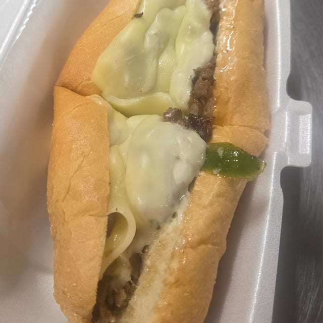 Philly Steak Sandwich.