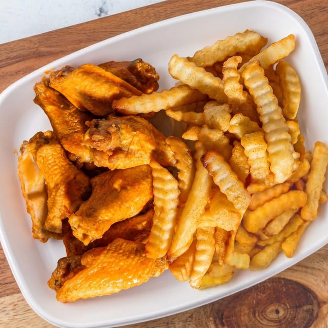 #6 Wings & Fries.