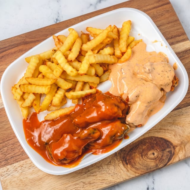 Whole Wings & FRIES.